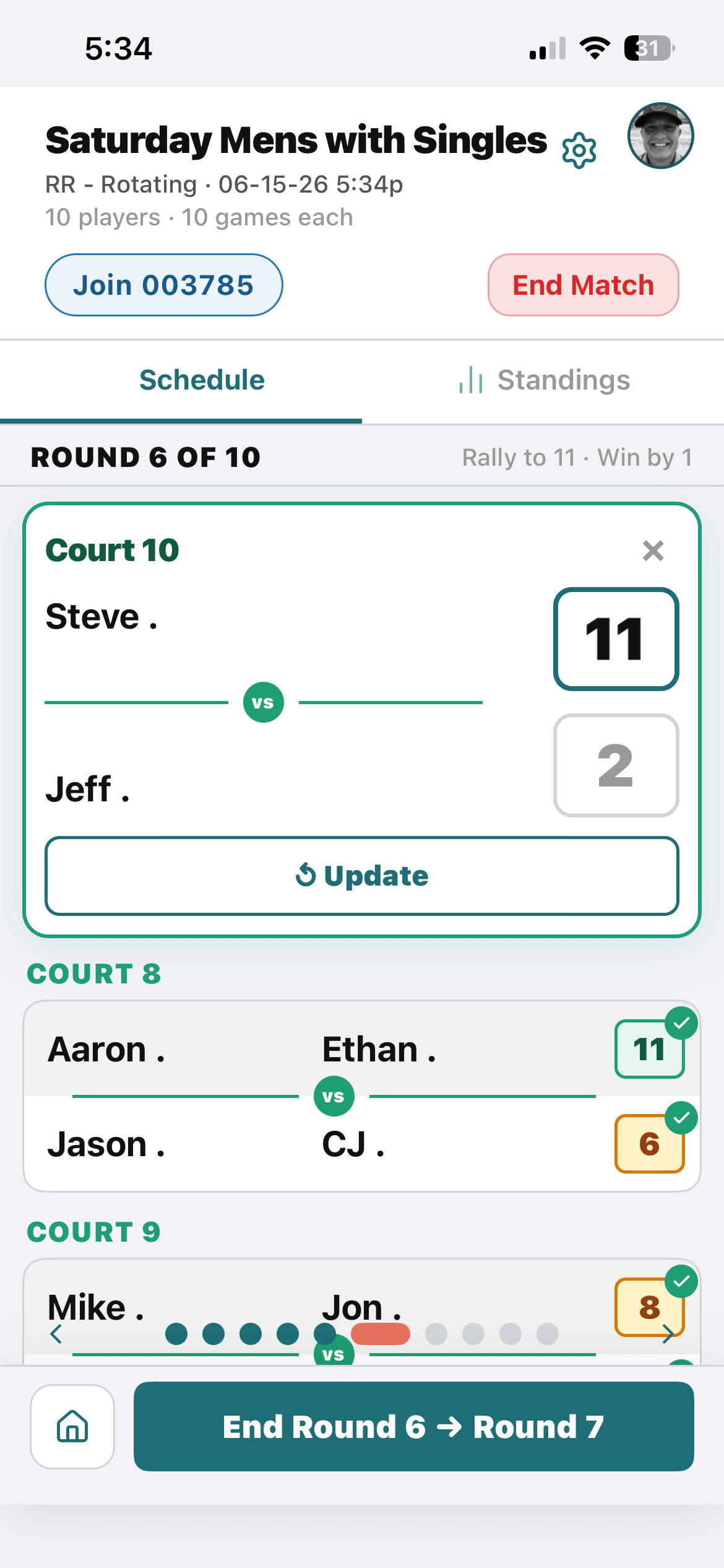 Score live as you play